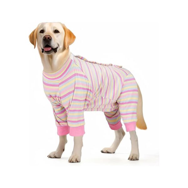 Surgical Recovery Suit with Leggings for Male Female Large Medium Dogs