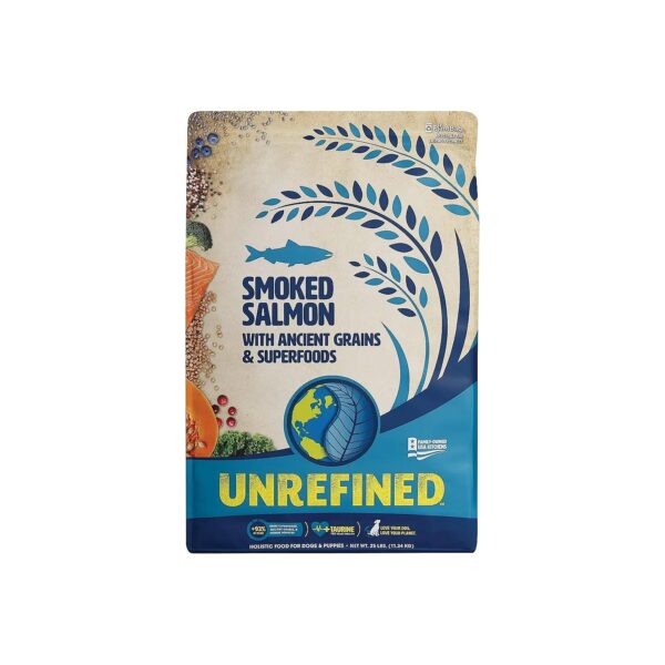 Sustainably Sourced Smoked Salmon Dog Food with Ancient Grains and Superfoods