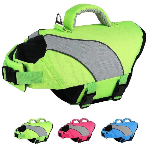 Swimming Safety Vest for Small Medium Large Dogs with High Buoyancy and Rescue Handles