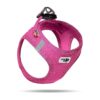 Swiss-Designed Fuchsia Curli Air-Mesh No-Pull Step-in Dog Harness for Small Breeds