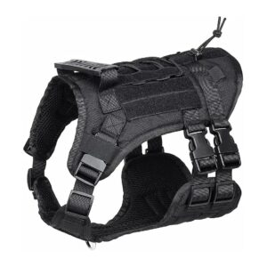 Tactical Dog Harness for Medium Large Dogs No Pull and Control