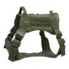 Tactical Dog Harness with Handle for Small Medium Large Dogs XL Green