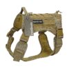 Tactical Dog Harness with Molle Pouches and Carry Handles for Active Pets