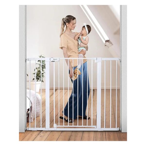 Tall and Wide Pet Gate for Doorways and Stairs, 36'' Tall