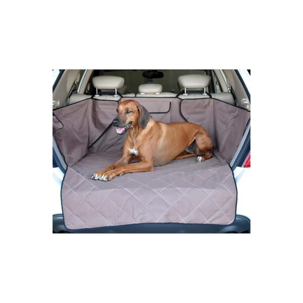 Tan Standard/Mid-Size Vehicle Cargo Cover with Quilted Sleeping Surface