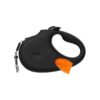 Tangle-Free Retractable Dog Leash with Waste Bag Dispenser and Ergonomic Grip