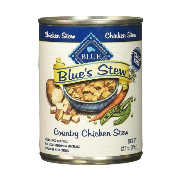 Tasty Chicken Stew Adult Canned Dog Food with Real Meat Chunks