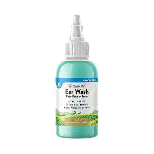 Tea Tree Oil and Aloe Based Ear Wash for Healthy Ear Hygiene