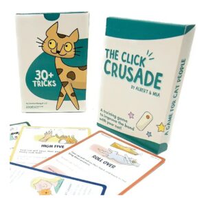 Teach Your Cat to Play Dead and More with Our Clicker Training Card Game