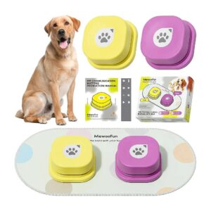 Teach Your Pet Communication Skills with Dog Buttons and Non-Slip Mat