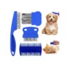 Tear Stain Remover Combs for Dogs and Cats, 4-Piece Set for Efficient Pet Grooming