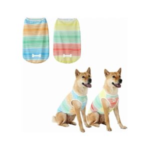 Tech Fabric Dog and Cat Shirts for Large Medium Small Canines Summer Sports Outfits