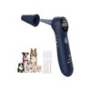 Tech Pet Ear Thermometer for Pet Owners with Long Probe and 20 Pet Swabs Included