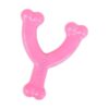 Teething Relief for Small Dogs - Flexible Wishbone Chew Toy - 1 Count