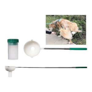 Telescopic Urine Collector for Medium to Large Male Dogs with Integrated Collection Tube