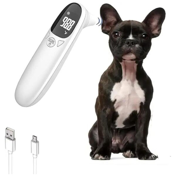 Temperature Alarm Pet Thermometer for Dogs and Cats with Controllable Sound Switch