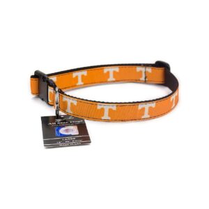 Tennessee Volunteers Ribbon Dog Collar for Small Dogs Only