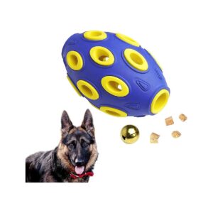 Tennis Ball Squeaky Interactive Dog Treat Dispenser Toys for Medium Large Breeds