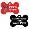 Texas Tech Red Raiders Officially Licensed Pet ID Tag for Dogs