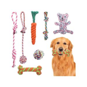 Texture Dog Rope Toys for Small Dogs and Puppies, Teeth Cleaning and Fun