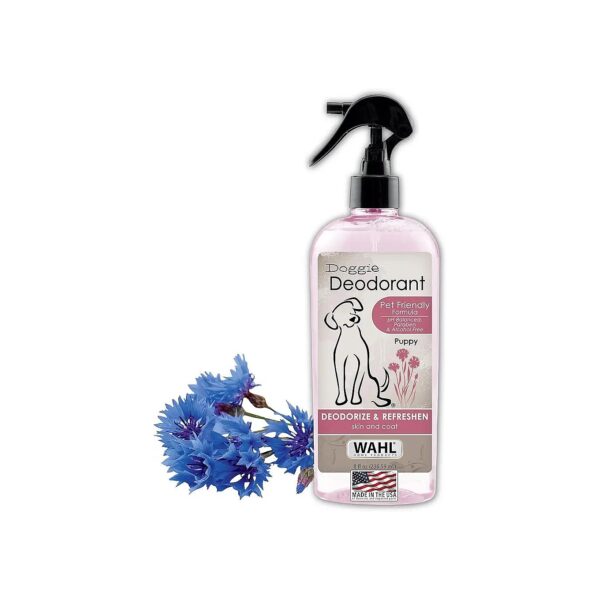 The Best Deodorizing Spray for Dogs and Cats - Cornflower and Aloe Formula, pH Balanced