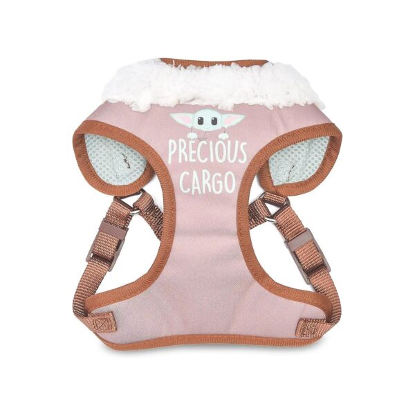 The Mandalorian Dog Harness for Small Pups with Breathable Mesh and Iron D-Rings