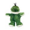 The Perfect Frog Dog Toy for Small Breeds Replaceable Squeakers Green XS