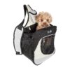 The-Shoulder Dog Carrier Backpack with Built-in Treat Pouch and Leash Securer