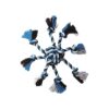 The Ultimate Blue Rope Dog Toy with Eight Arms and Knot for Games and Fun