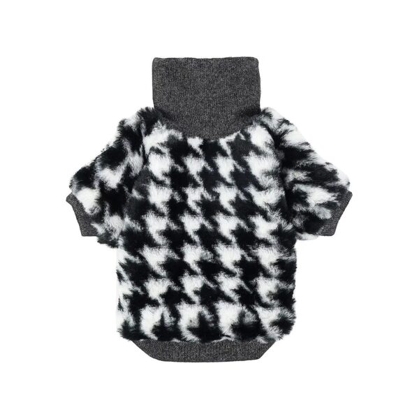 Thermal Faux Fur Turtleneck Sweater for Small Dogs Girl Cat Apparel Winter Clothes Medium