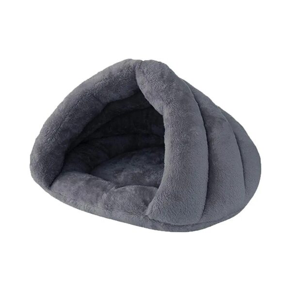 Thick Fleece Pet Bed for Cats and Small Dogs, Cozy and Warm Cave Style Sleeping Bag