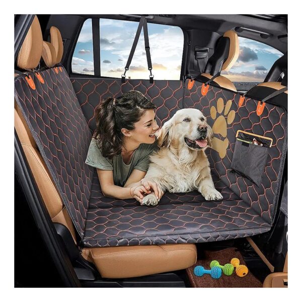 Thickened Foldable Dog Car Bed with Hard Bottom Waterproof Cover for Cars SUVs Trucks