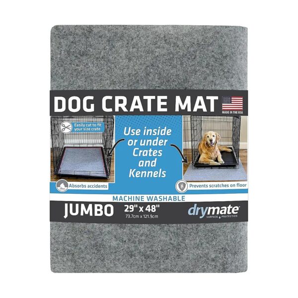 Thin Cut to Fit Design Waterproof Dog Crate Mat Liner for Pet Cage Protection and Pee Pad