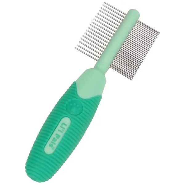 This Dog Comb for Small Breeds and Puppies Combats Fleas and Ticks