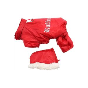 This Dog Snow Coat with Removable Hood Provides Warmth and Comfort for Small Breeds