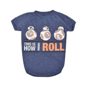 This Is How I Roll Star Wars Tee for Big Dogs XX-Large Size, Soft and Comfortable