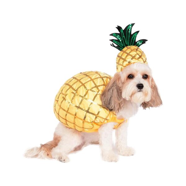 This Pineapple Pet Costume is the Perfect Fit for Your Small Dog's Fruitful Style