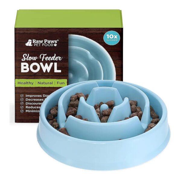 This Slow Feeder Dog Bowl is Designed for Breeds Small to Large