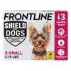 Three-Pack Flea and Tick Treatment for Small Dogs 5-10 Pounds