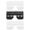 Three-Piece Ceramic Clipper Blade Set for A5 Trimmers and Wahl KLippers