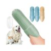 Three Sided Dog Toothbrush with Soft Bristles for Effective Teeth Cleaning