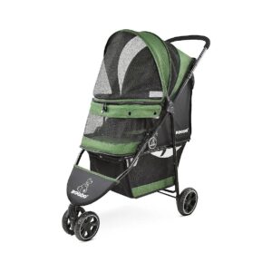 Three-Wheel Pet Stroller for Small Dogs and Cats with Smooth and Easy Handles