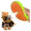 Three-in-One Cat Comb for Massage and Grooming with Self-Cleaning Water Spray Silicone