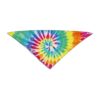 Tie Dye Dog Bandanas Washable Triangle Dog Bibs Scarf Accessories for Small to Large Dogs