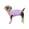 Tie Dye Dog Post Surgery Shirt for Comfortable Wear and Wound Protection