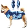 Tie-Dye Dog Recovery Suit for Male and Female Dogs, Post-Surgery and Everyday Wear