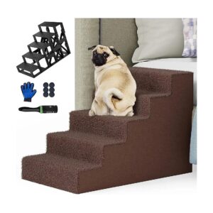 Tier Dog Stairs for Couch with Thickened and Widened Steps for Big Breed Dogs