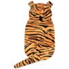 Tiger Headpiece Dog Costume for Small Medium Dogs Halloween Photo Props Accessories