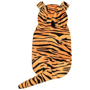 Tiger Headpiece Dog Costume for Small Medium Dogs Halloween Photo Props Accessories