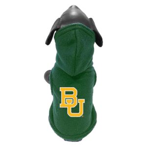 Tiny Dog Winter Wear NCAA Polar Fleece Hooded Jacket with Embroidered Collegiate Logo